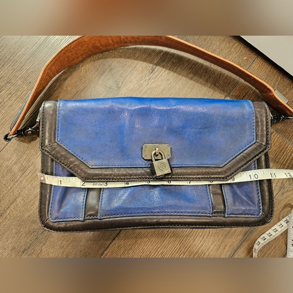 📣 RARE VINTAGE Tory Burch All Leather Handbag/Clutch - Picture 13 of 16